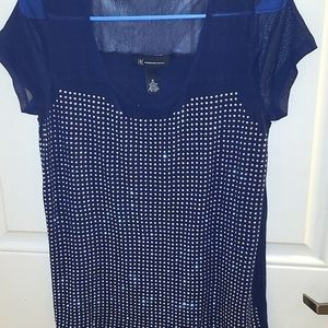 Size:M INC Studded Blouse